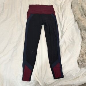 Chic High-Waisted Colorblock Leggings